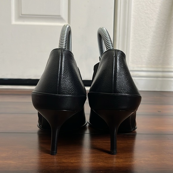 Narciso Rodriguez Leather Booties Shoes Pointed Toe sz 40 Quiet Luxury Old MOney - Picture 5 of 13